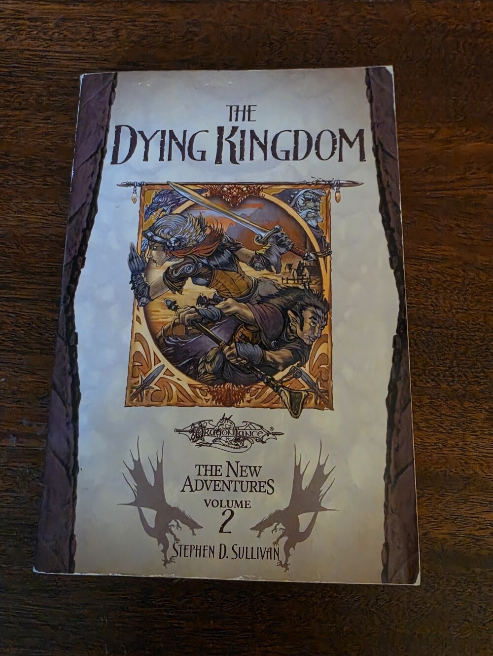 Dragonlance: The Dying Kingdom by Tracy Hickman and Margaret Weis Paperback Book
